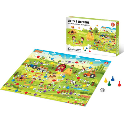 Игра настольная ходилка Лето в деревне Десятое Королевство 04774